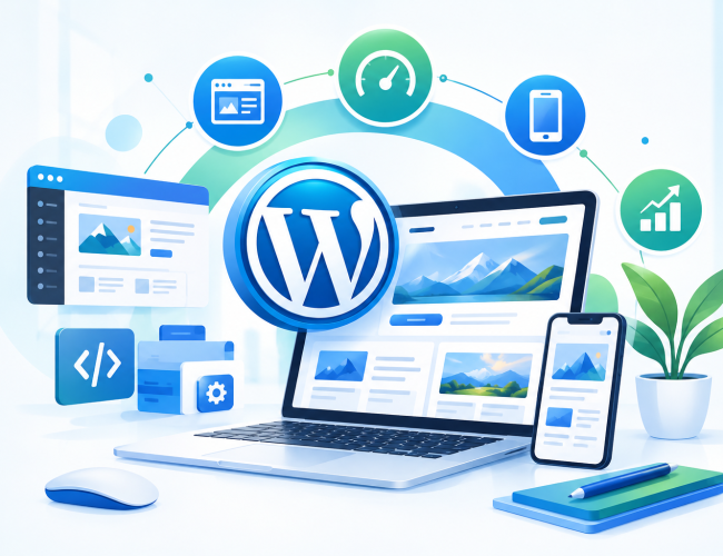 wordpress website design digitalflymedia